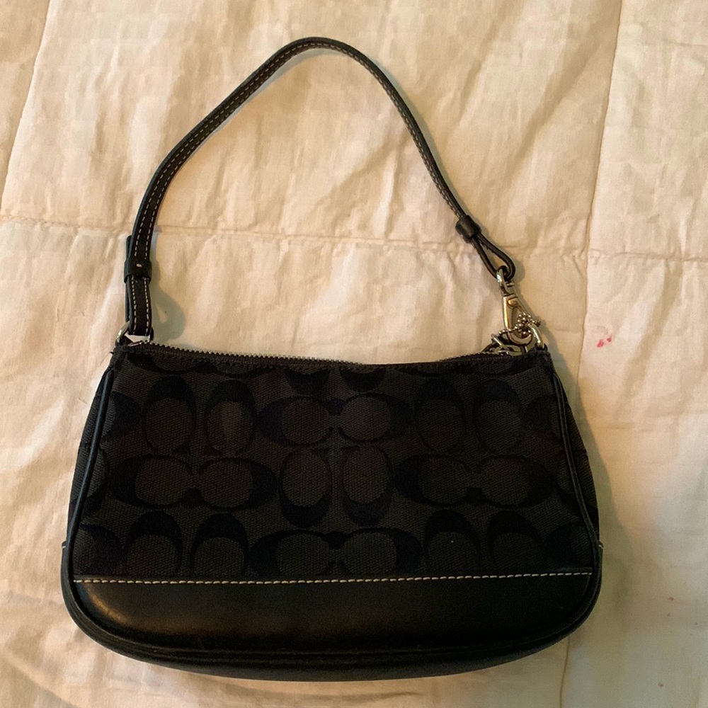 Coach bag, small black